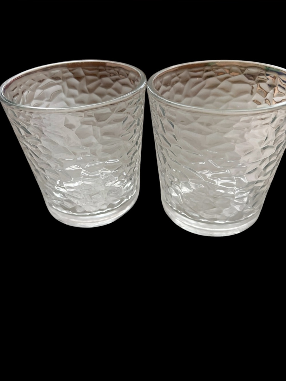 Libbey Clear Textured Double Tumbler Set